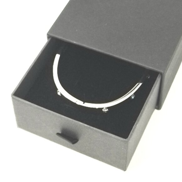 18k Gold Plated Bangle Bracelet with Colorful Cubic Zirconia 316l Steel Trendy - Picture 5 of 9